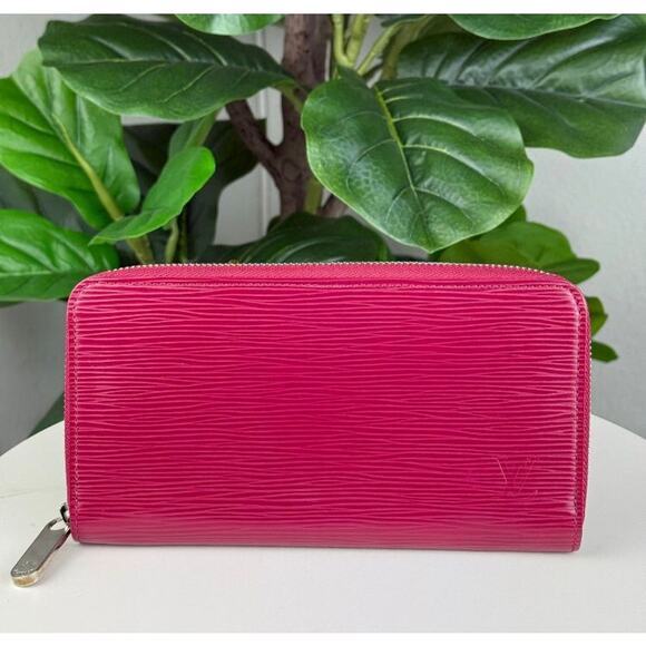 💎✨Authentic Louis Vuitton Hot Pink Epi Leather Zippy Wallet - Picture 1 of 4